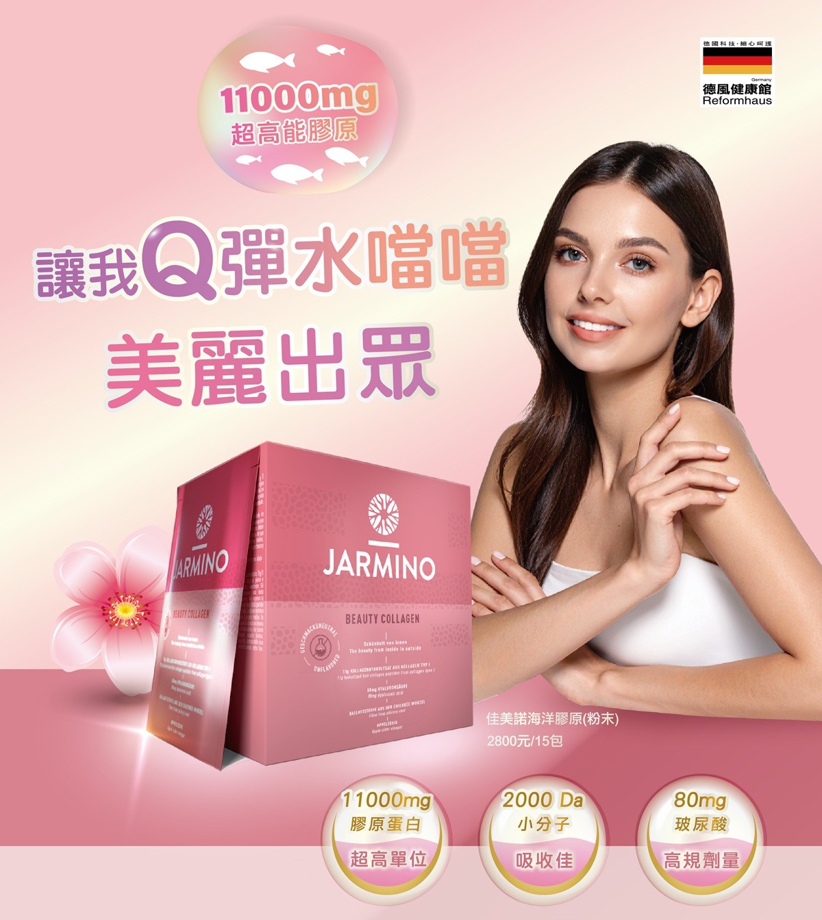 魚來源膠原蛋白，幫助美麗Q彈