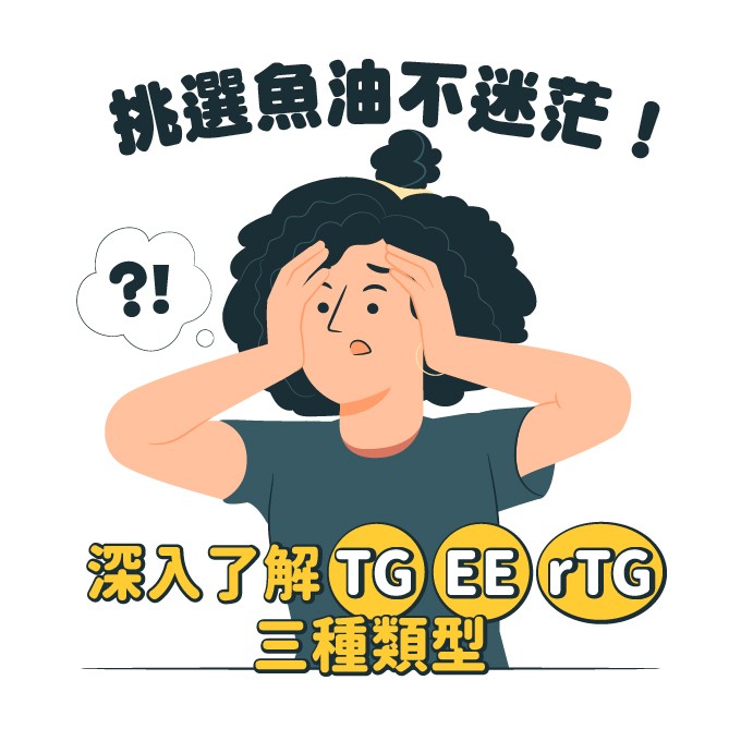 TG、EE、rTG魚油型式介紹
