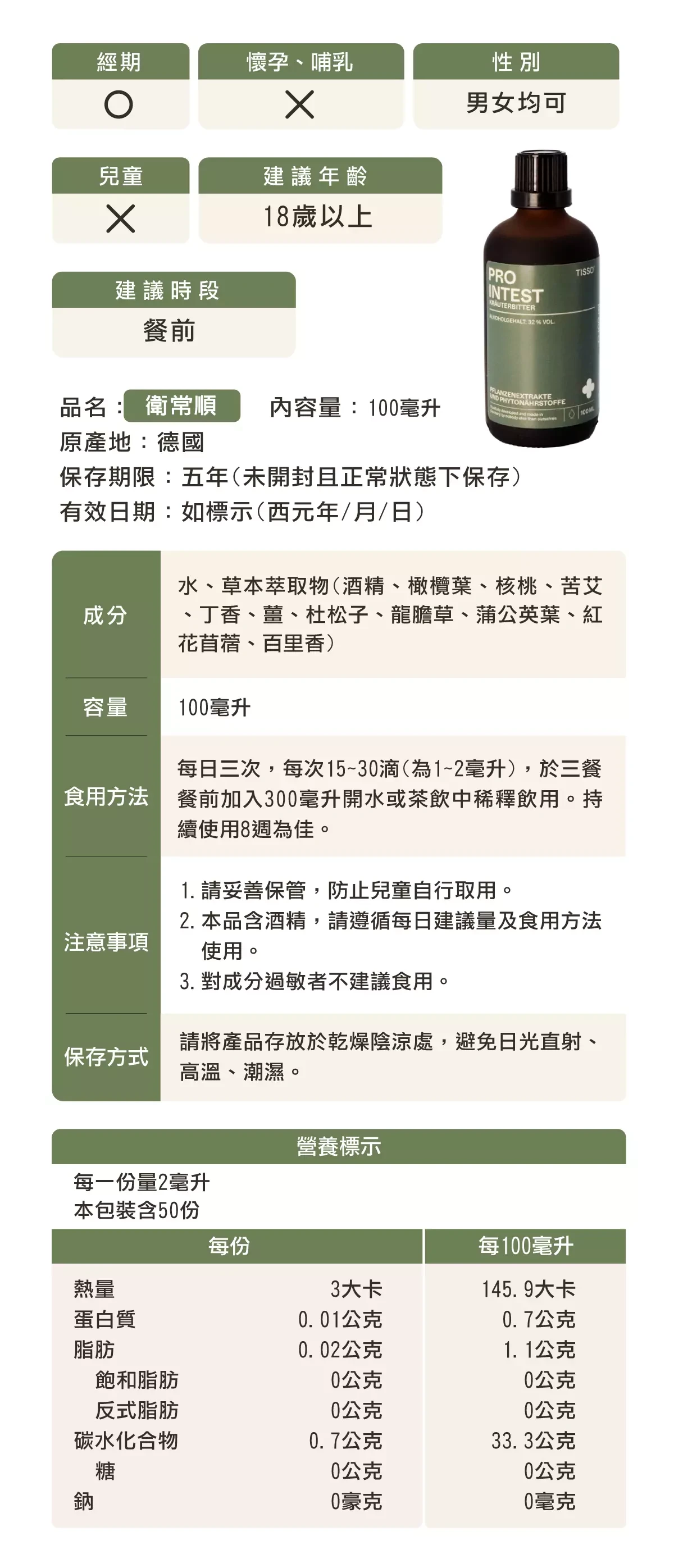 消化道保健食品