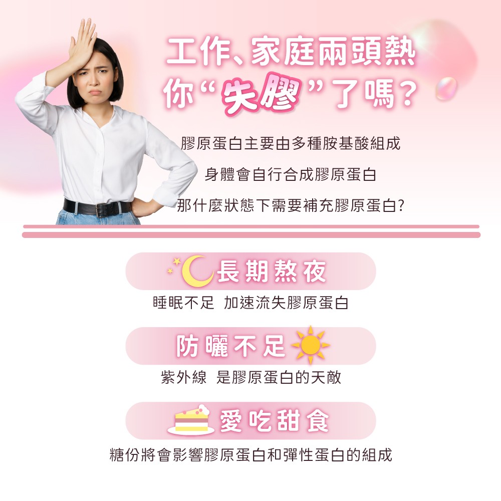 為什麼膠原蛋白會流失