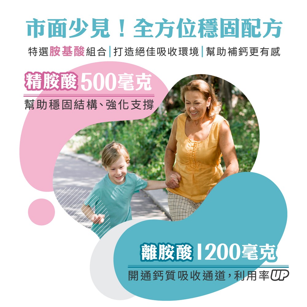 添加精胺酸離胺酸幫助補鈣