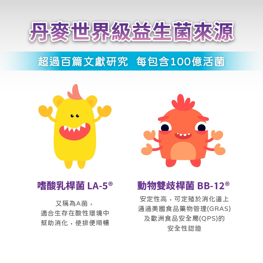 嗜酸乳桿菌LA-5加動物雙歧桿菌BB-12