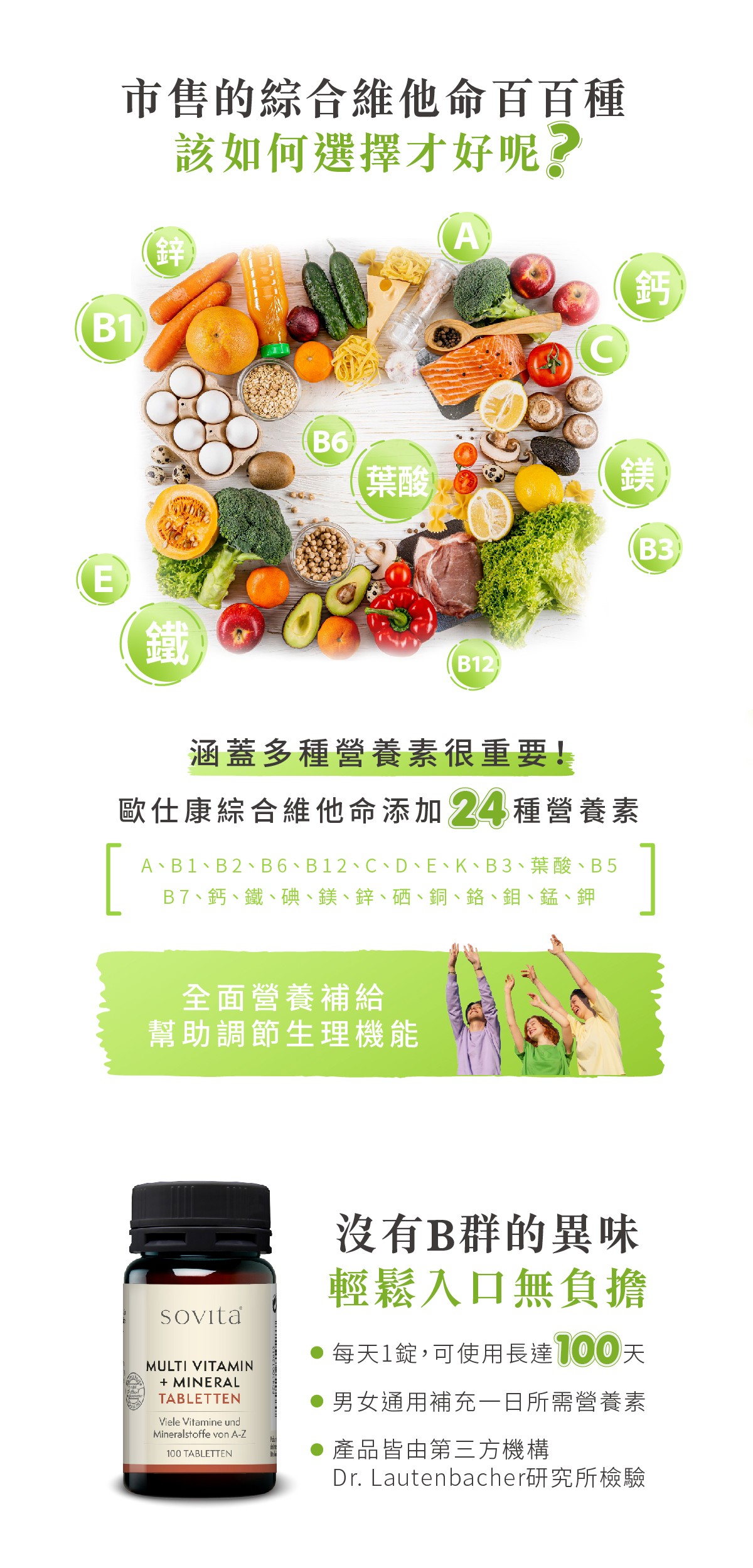 綜合維他命功效