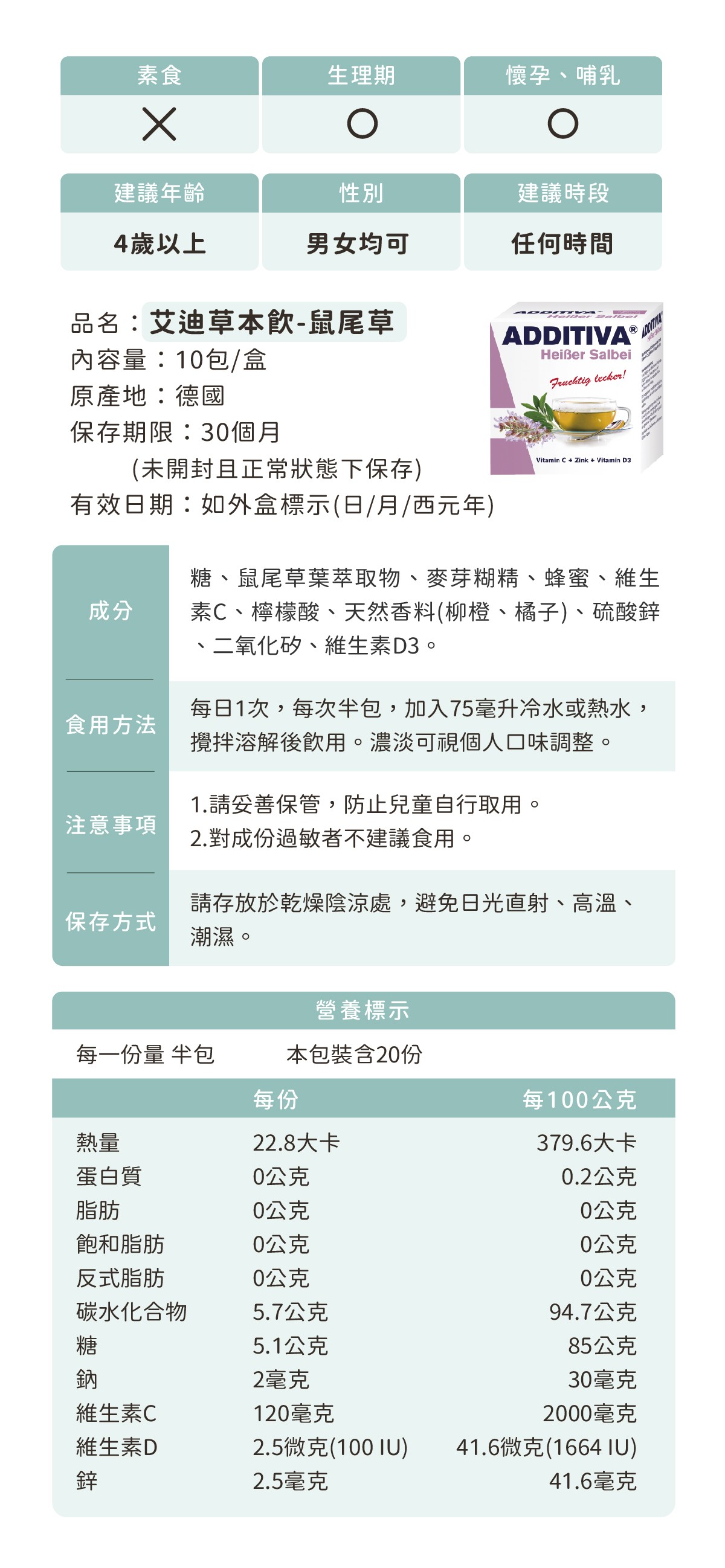 添加維他命C與維他命D