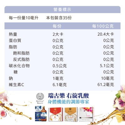 樂康能量成分