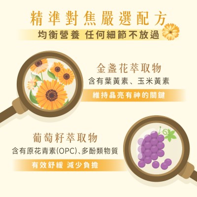金盞花葉黃素+葡萄籽OPC