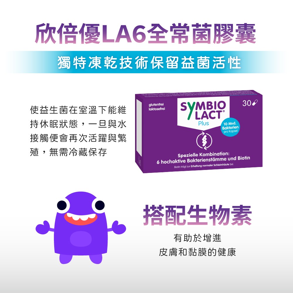 獨特凍乾技術保留益菌活性